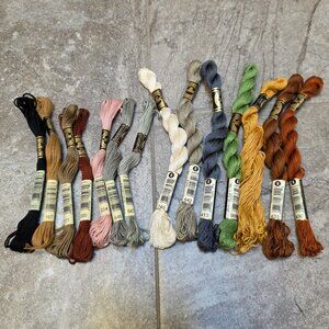 14 mix Colors Cotton Perle #5 Pearl Embroidery Floss Thread